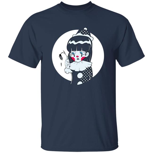 Sad Clown T Shirt Circusteeth The Sad Clown Girl