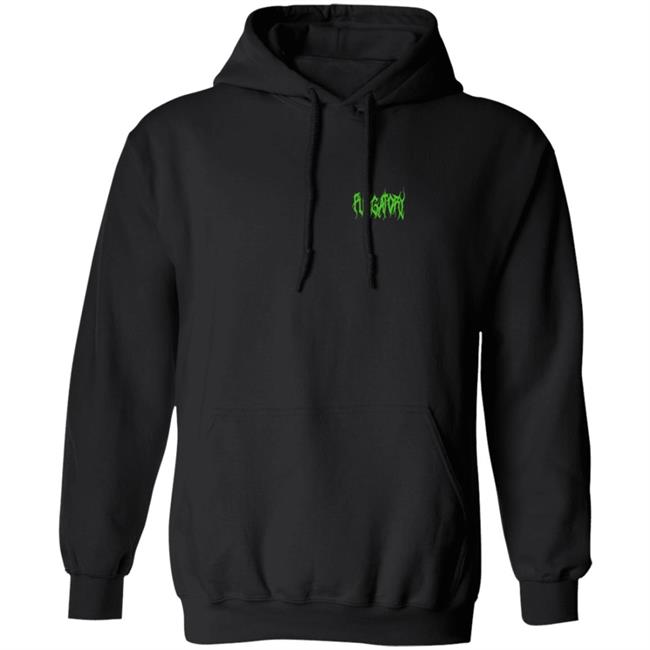 Purgatoryx La Merch Green Essentials Hoodie