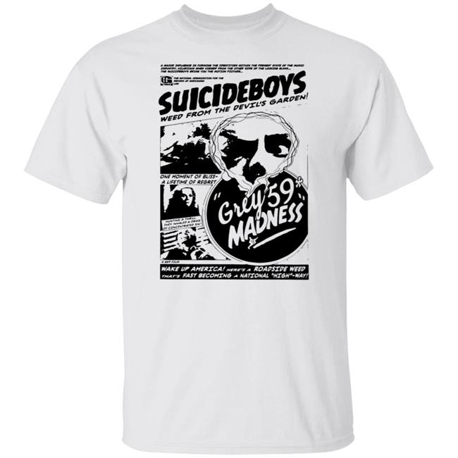 G59 Records Merch Grey59 Madness T Shirt