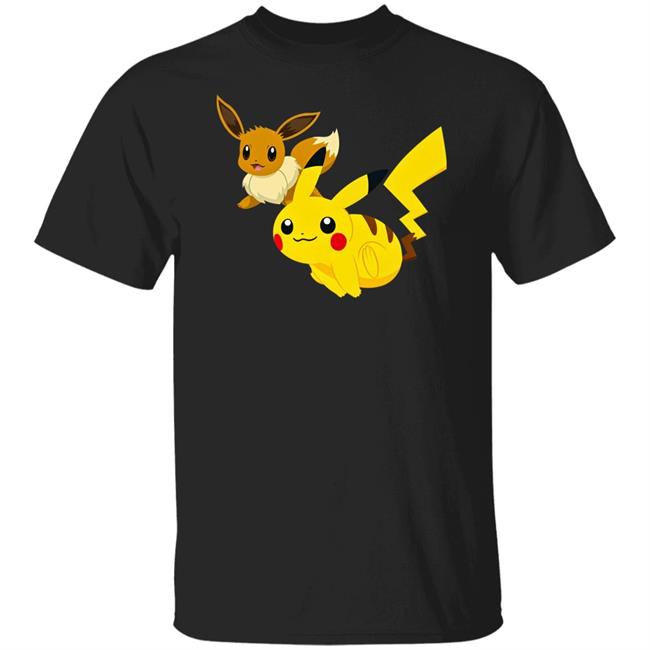 Pikachu And Flareon Pokemon Shirt Graniph