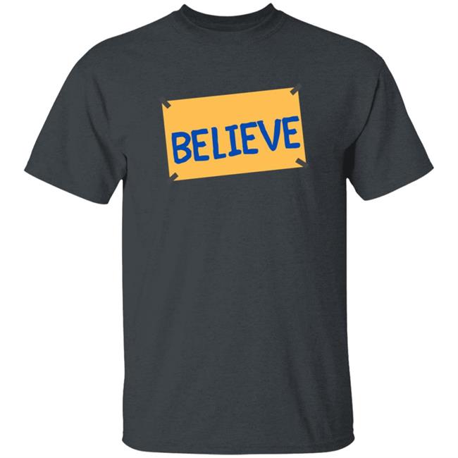 Ted Lasso Merch Believe Sign TV Show T Shirt