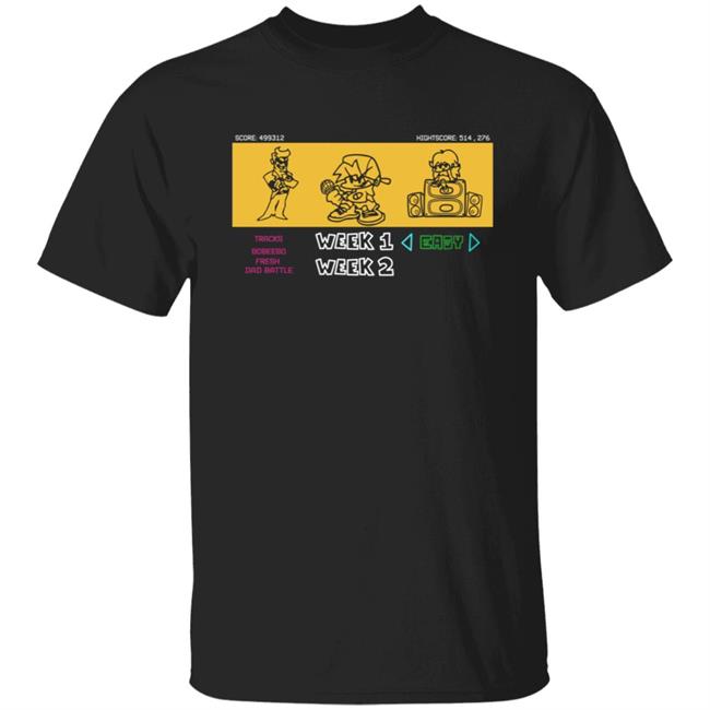 Friday Night Funkin Story Mode Limited Run Shirt Newgrounds Merch