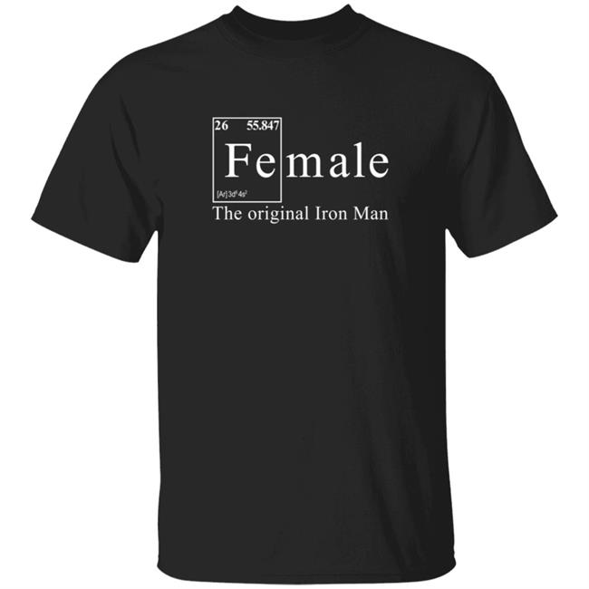 Female The Original Iron Man T Shirt