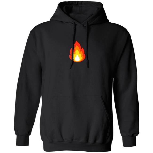 Sapnap Merchandise Sapnap Layered Fire Hoodie
