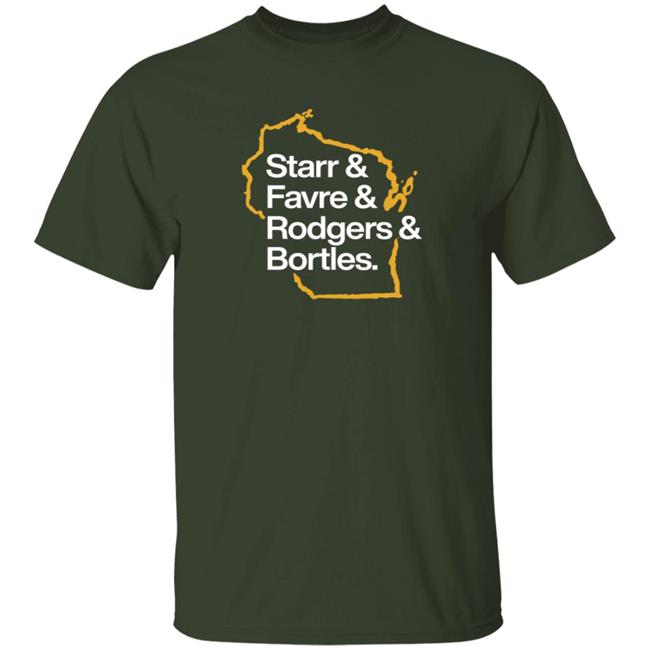 Pardon My Take Gb List T Shirt Starr Favre Rodgers Bortles The Barstool Sports Store