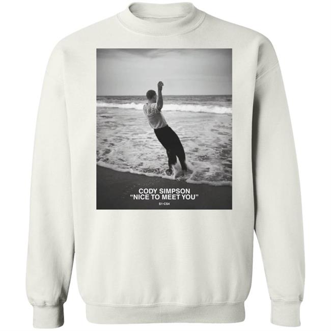 Cody Simpson Merch Cody Simpson Nice To Meet You S1-Cs4 Tee Shirt Cody Simpson Merch Cody Simpson Nice To Meet You S1-Cs4 Tee Shirt