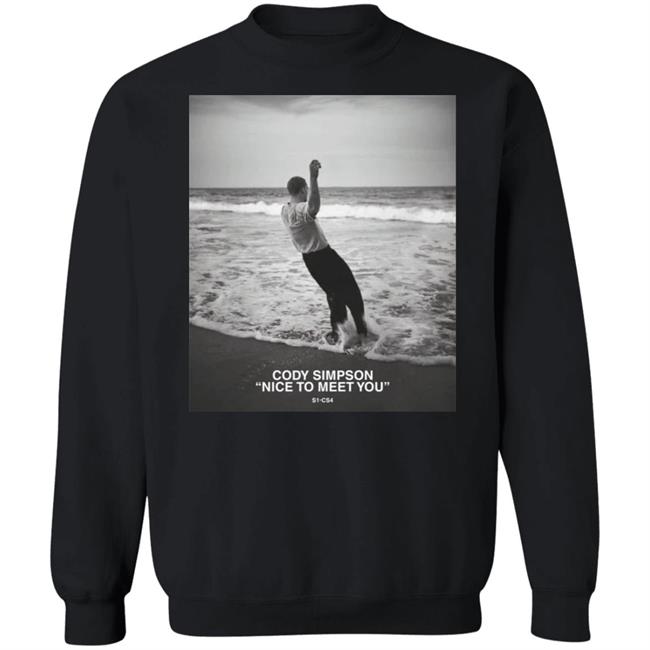 Cody Simpson Merch Cody Simpson Nice To Meet You S1-Cs4 Tee Shirt Cody Simpson Merch Cody Simpson Nice To Meet You S1-Cs4 Tee Shirt