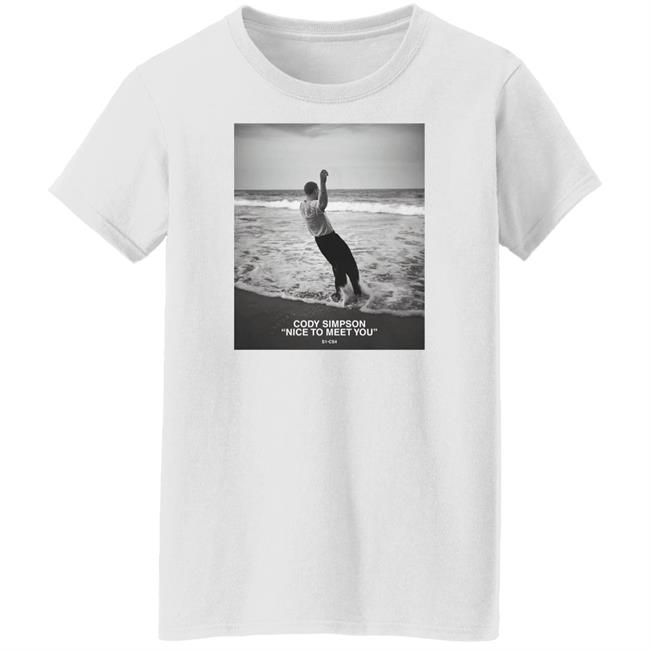 Cody Simpson Merch Cody Simpson Nice To Meet You S1-Cs4 Tee Shirt Cody Simpson Merch Cody Simpson Nice To Meet You S1-Cs4 Tee Shirt