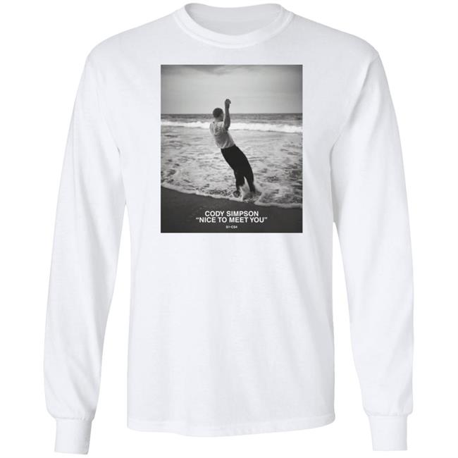 Cody Simpson Merch Cody Simpson Nice To Meet You S1-Cs4 Tee Shirt Cody Simpson Merch Cody Simpson Nice To Meet You S1-Cs4 Tee Shirt