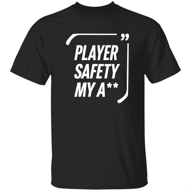 Player Safety T Shirt Everything Hockey
