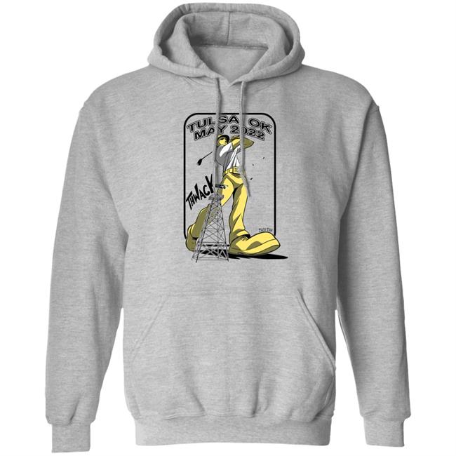 The PGA Tulsa Ok May 2022 THWACK Golden Driller Golfing Shirt Zach Raw The PGA Tulsa Ok May 2022 THWACK Golden Driller Golfing Shirt Zach Raw