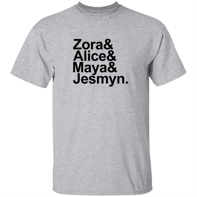 Literary Luminaries Zora Alice Maya Jesmyn T Shirt