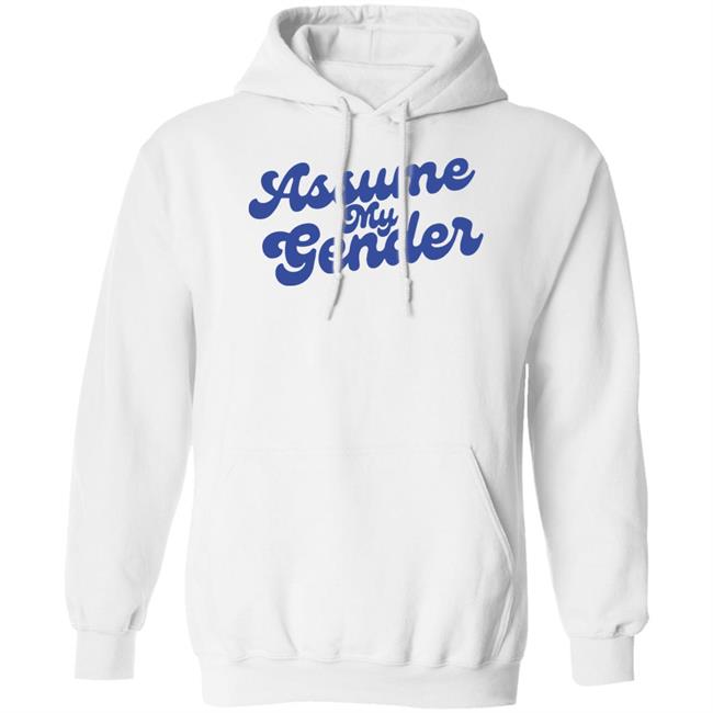 Assume My Gender Shirt Rebel News Store Yanky Pollak