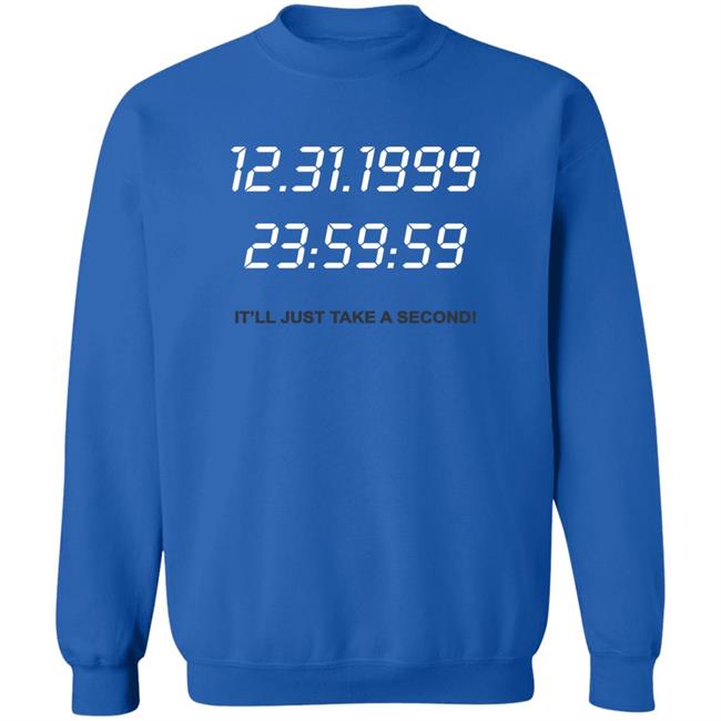 Clothedmode Moschino Y2k 12.31.1999 It'll Just Take A Second Shirt