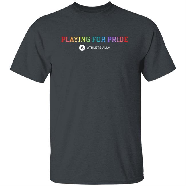 Playing For Pride Athlete Ally T Shirt Johnny Stanton