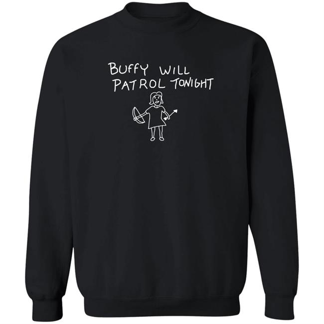 Vivellimac Buffy Will Patrol Tonight T Shirt