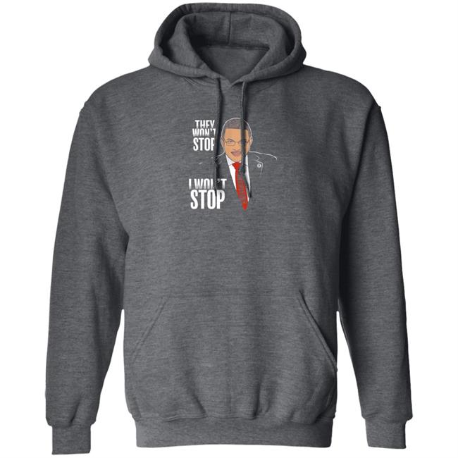 Shop TYT Merch Cenk Uygur They Won't Stop I Won't Stop Shir Dr. Rashad Richey