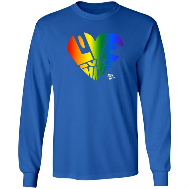 Baonpdx Portland Thorns Fc Mimi’S Fresh Tees Merch Pride Love Over Hate Shirt