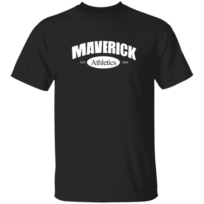 Logan Paul Merch Mav Athletics Black Arched T Shirt