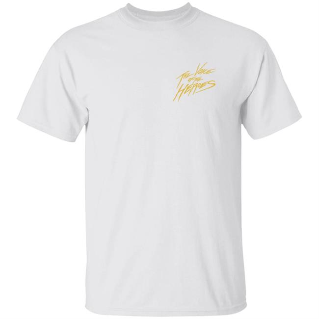 4Tf Merch Voth Album Tee White The Voice Of The Heroes