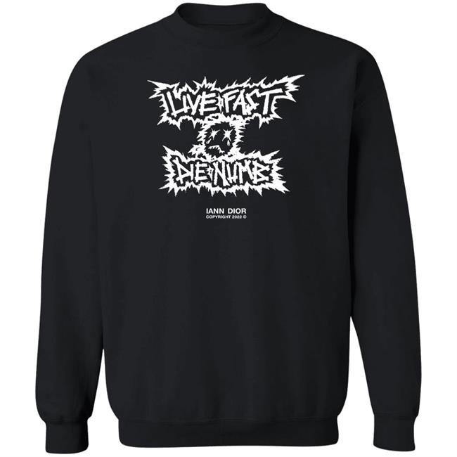 Iann Dior Merch Live Fast Die Numb Vintage Shirt