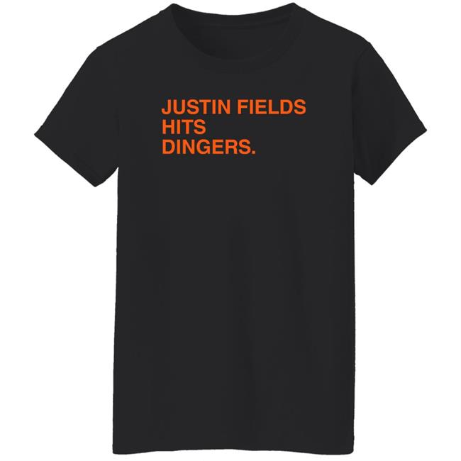 Obvious Shirts Merch Justin Fields Hits Dingers Shirt