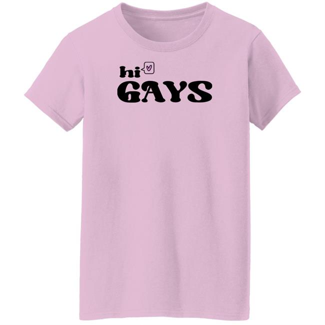 Chrissy Hi Gays Tee Shirt Chrissy Chlapecka Merchandise