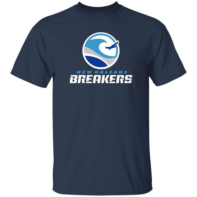 Usfl New Orleans Breakers Logo T Shirt New Orleans Breakers Merch