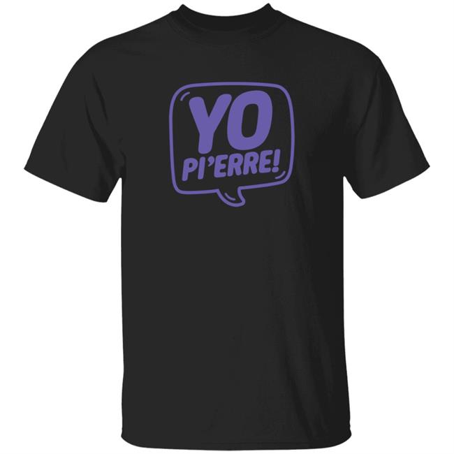 Pierre Bourne Merch Yo Pi'erre Black T Shirt