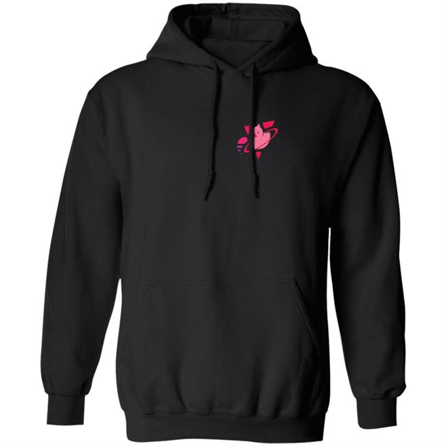 Planet Duck Merch Original Neon Black Hoodie