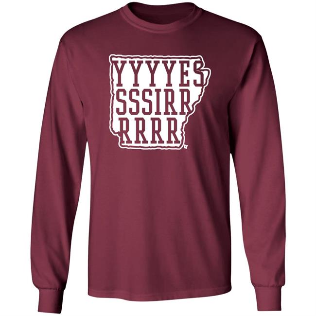 Breakingt Merch Hit That Line AR Coach Sam Pittman Yessir Ark Shirt