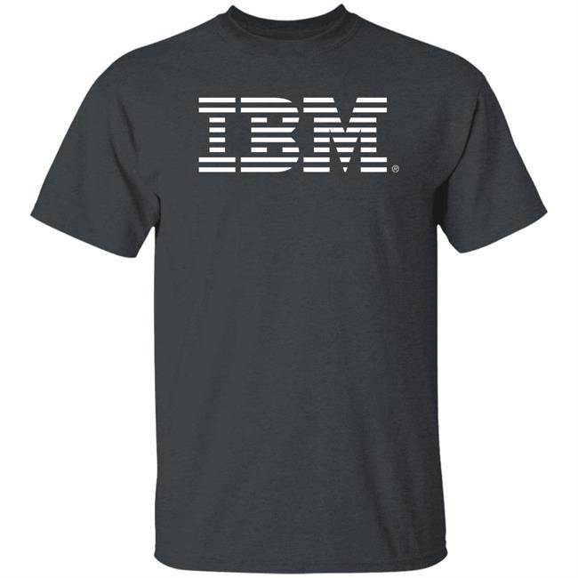 Dad Feels Ibm Logo T Shirt Navy