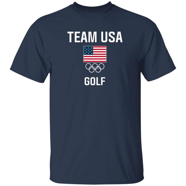 Usa Golf Team Flag Training T Shirt Usa Olympic Golf Shirt