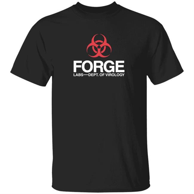 Forge Labs Merch Forge Labs Department Of Virology Black T Shirt