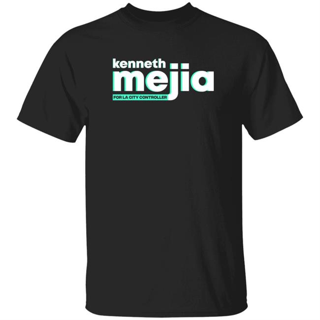 Kenneth Mejia For La City Controller Black Shirt