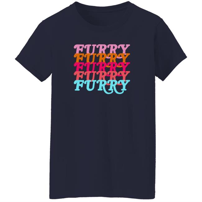 Furry T Shirt Giraffe-Ish Hang - Furry T Shirt Giraffe-Ish