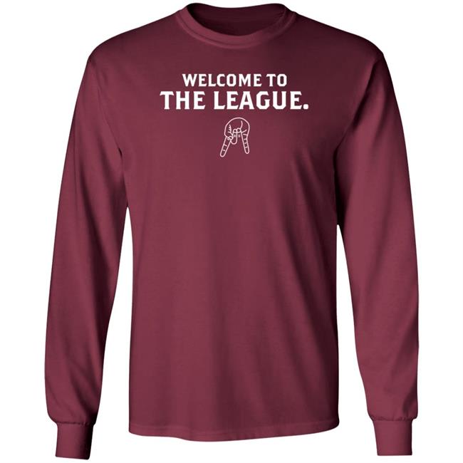 Arkansas Razorbacks Shop Welcome To The League T-Shirt Nhung - Arkansas Razorbacks Shop Welcome To The League T-Shirt