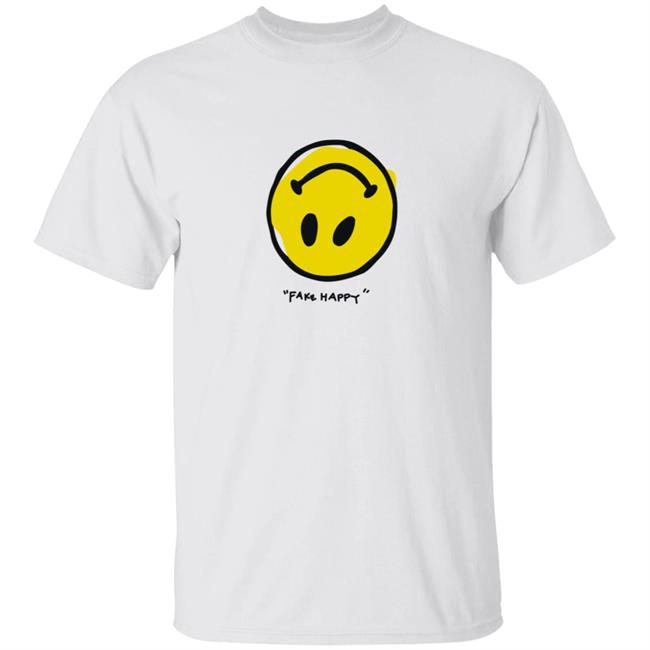 Paramore Merch Paramore Fake Happy Shirt