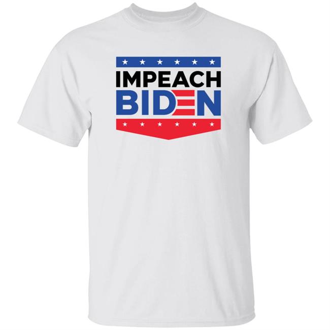 Drinkin Bros Merch Impeach Biden T Shirt White