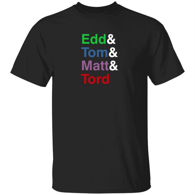 Eddsworld Merch Store Ampersand Tee Edd And Tom And Matt And Tord Shirt