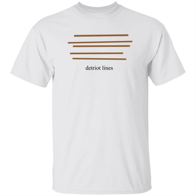 Detroit Lines T Shirt Emily Zugay Detroit Lions