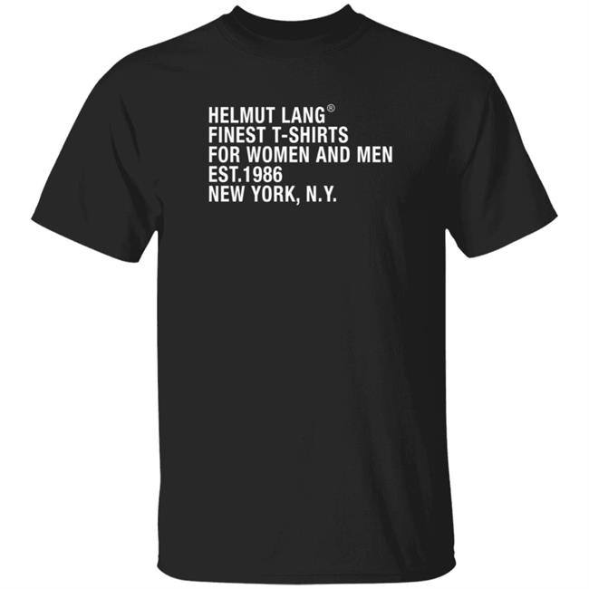 Draymond Green Helmut Lang Finest T-Shirts For Women And Men Est. 1986 New York Ny Shirt Bleacher Report