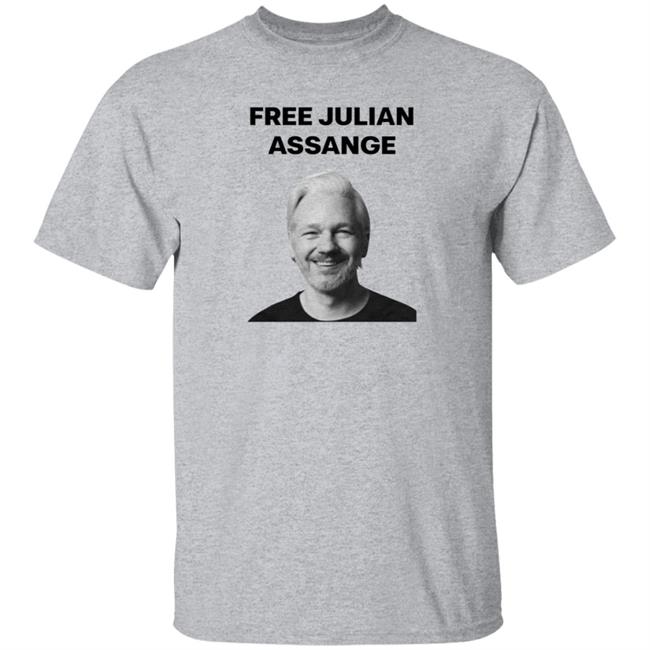 WikiLeaks Shop Free Julian Assange T Shirt