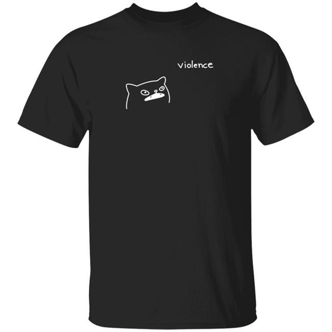 Poorly Drawn Cats Violence Shirt