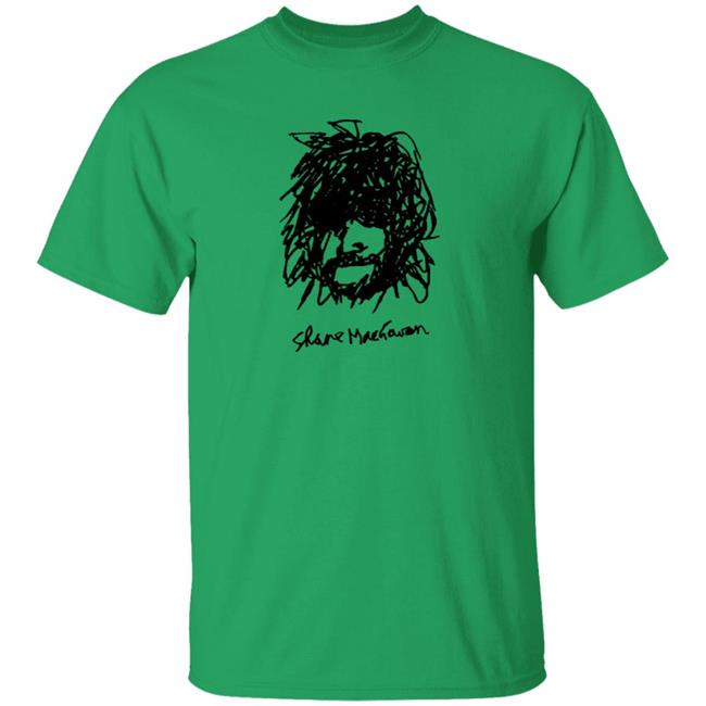 Shane Macgowan Store Shane Self Portrait Black T Shirt