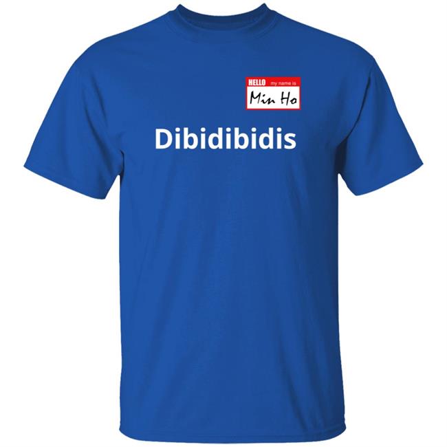 Dibidibidis Shinee Hello My Name Is Minho T Shirt Dibidibidis Shinee Hello My Name Is Minho T Shirt