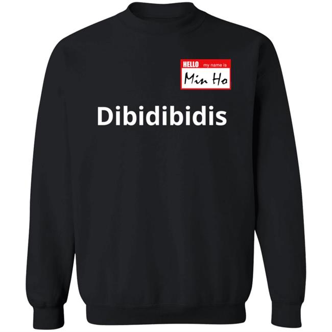 Dibidibidis Shinee Hello My Name Is Minho T Shirt Dibidibidis Shinee Hello My Name Is Minho T Shirt