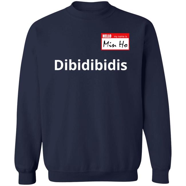 Dibidibidis Shinee Hello My Name Is Minho T Shirt Dibidibidis Shinee Hello My Name Is Minho T Shirt