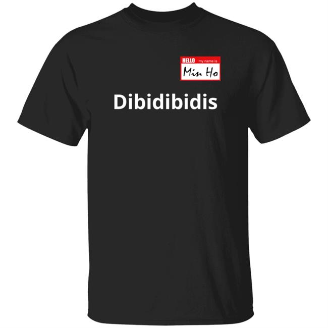 Dibidibidis Shinee Hello My Name Is Minho T Shirt