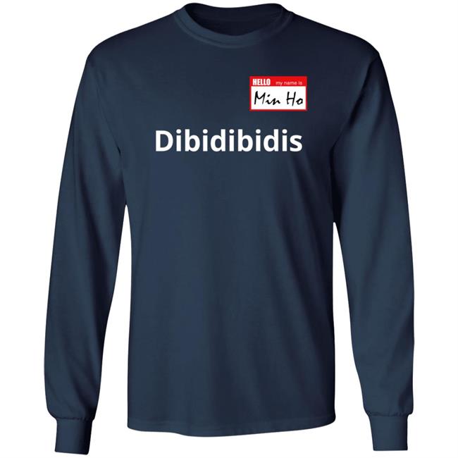 Dibidibidis Shinee Hello My Name Is Minho T Shirt Dibidibidis Shinee Hello My Name Is Minho T Shirt